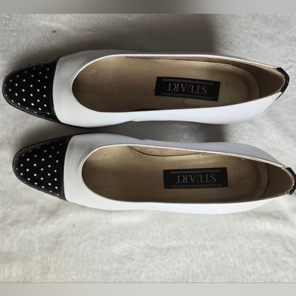 Stuart Weitzman Elegant Polka Dot Lime Green French Heel Women's Pumps 8 B - Picture 4 of 4
